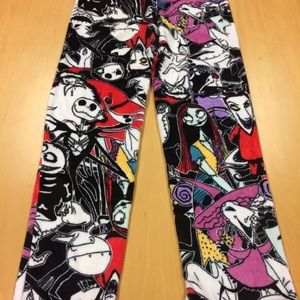 NWOT Nightmare Before Christmas Plush pajama pants
